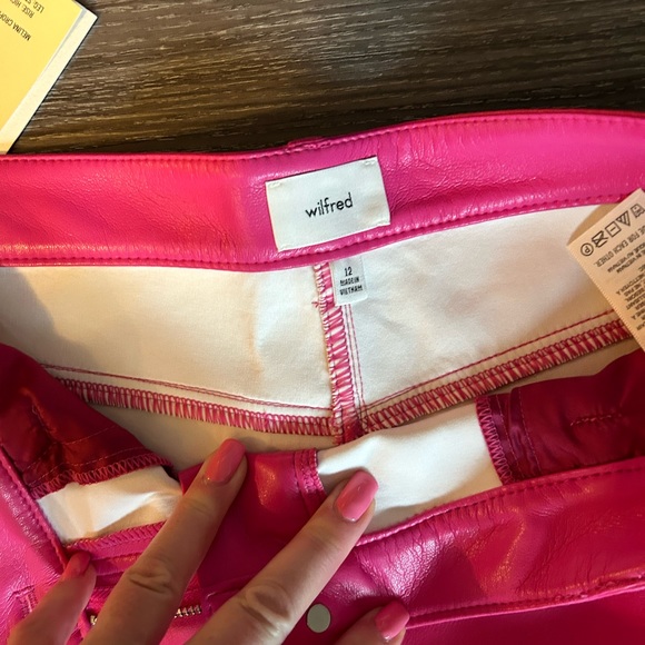 🌸New Vegan leather pants SOFT !!!size 12🌸 - Picture 5 of 7